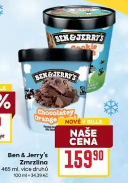 Billa Ben & Jerry’s Zmrzlina nabídka
