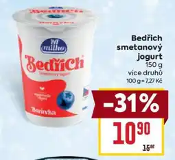 Billa Bedřich smetanový jogurt nabídka