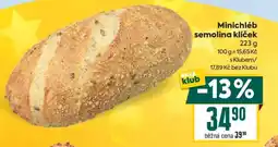 Billa Minichléb semolina klíček nabídka