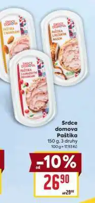 Billa Srdce domova Paštika nabídka