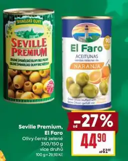 Billa Seville Premium, El Faro nabídka