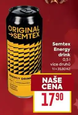 Billa Semtex Energy drink nabídka