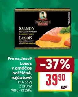 Billa Franz Josef Losos v omáčce hořčičné, rajčatové nabídka