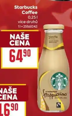 Billa Starbucks Coffee nabídka