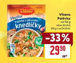 Billa Vitana Polévka nabídka