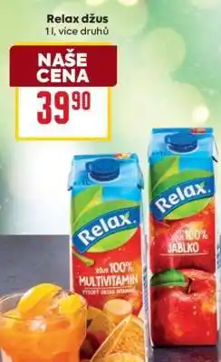 Billa Relax džus nabídka