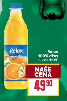 Billa Relax 100% džus nabídka
