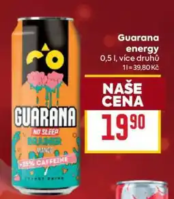 Billa Guarana energy nabídka