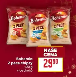 Billa Bohemia Z Pece chipsy nabídka