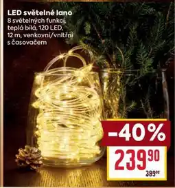 Billa LED světelné lano nabídka