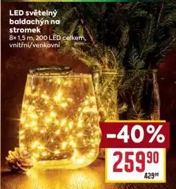 Billa LED světelný baldachýn na stromek nabídka