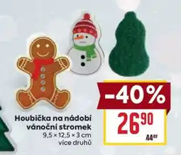 Billa Houbička na nádobí vánoční stromeček nabídka