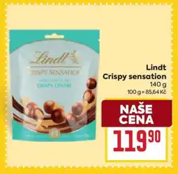Billa Lindt Crispy sensation nabídka