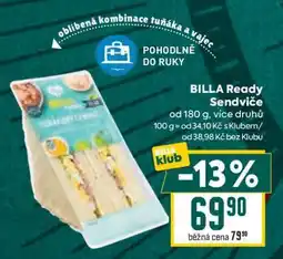 Billa BILLA Ready Sendviče nabídka
