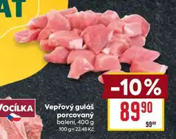 Billa Vepřový guláš porcovaný nabídka