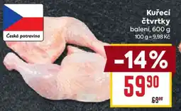 Billa Kuřecí čtvrtky nabídka