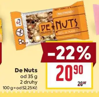 Billa De Nuts nabídka