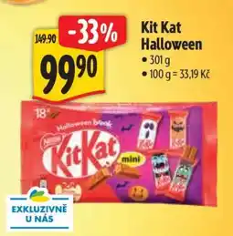 Albert Kit Kat Halloween nabídka