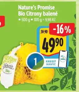 Albert Nature's Promise Bio Citrony balené nabídka
