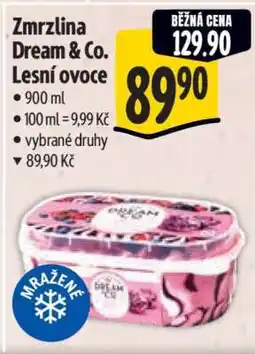 Albert Zmrzlina Dream & Co. Lesní ovoce nabídka