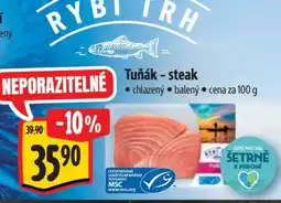Albert Tuňák steak nabídka