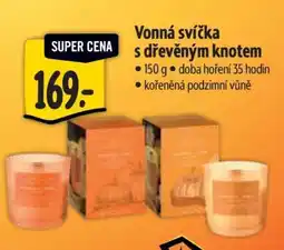 Albert Vonná svíčka s dřevěným knotem nabídka