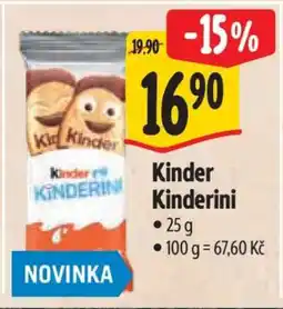 Albert Kinder Kinderini nabídka
