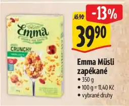 Albert Emma Müsli zapékané nabídka