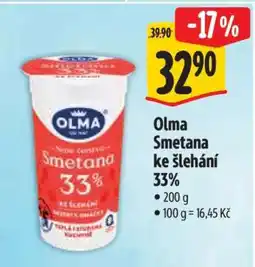 Albert Olma Smetana ke šlehání 33% nabídka