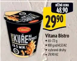 Albert Vitana bistro nabídka