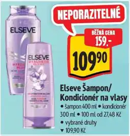 Albert Elseve Šampon, Kondicionér na vlasy nabídka