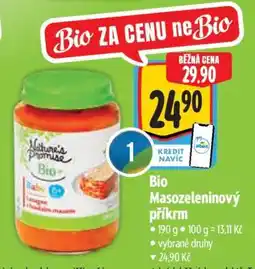 Albert Bio Masozeleninový příkrm nabídka