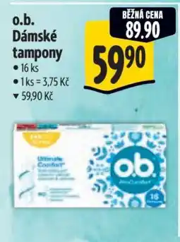 Albert O.B. DÁMSKÉ TAMPONY nabídka