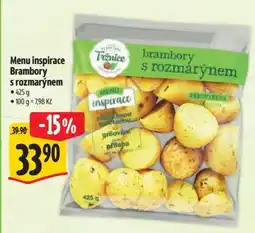 Albert Menu inspirace Brambory s rozmarýnem nabídka