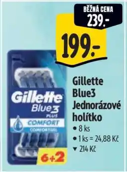 Albert Gillette Blue3 jednorázové holítko nabídka
