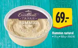 Albert Hummus natural nabídka