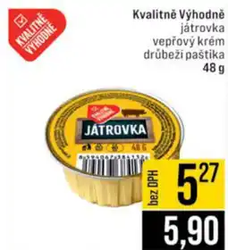 Jip Kvalitně Výhodně játrovka vepřový krém drůbeží paštika nabídka