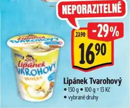 Albert Lipánek tvarohový nabídka