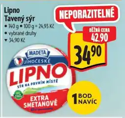 Albert Lipno tavený sýr nabídka