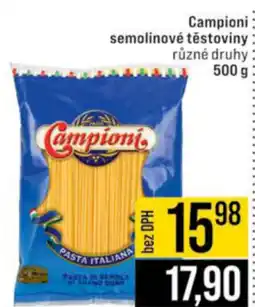 Jip Campioni semolinové těstoviny nabídka