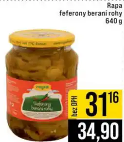 Jip Rapa feferony beraní rohy nabídka