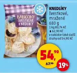 Penny Market Knedlíky švestkové, mražené nabídka