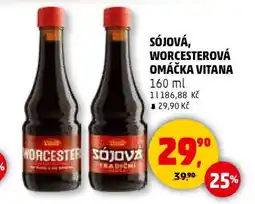 Penny Market Sójová, Worcesterová omáčka Vitana nabídka