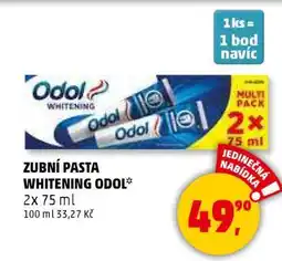 Penny Market Zubní pasta Whitening Odol nabídka