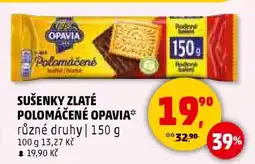 Penny Market Sušenky Zlaté Polomáčené Opavia nabídka