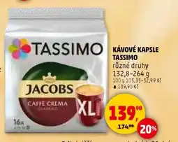 Penny Market Kávové kapsle Tassimo nabídka