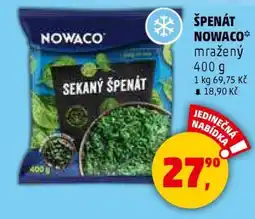 Penny Market Špenát NOWACO mražený nabídka