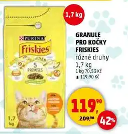 Penny Market GRANULE PRO KOČKY FRISKIES nabídka