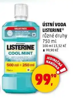 Penny Market ÚSTNÍ VODA LISTERINE nabídka