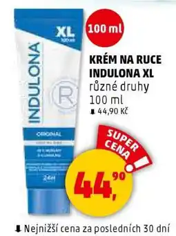 Penny Market KRÉM NA RUCE INDULONA XL nabídka